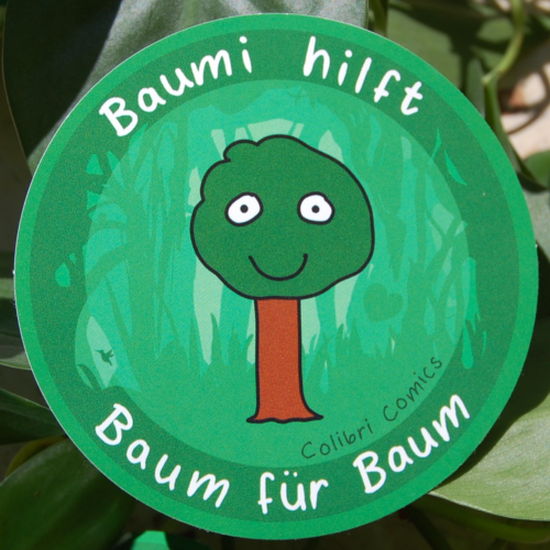 #BaumiHilft-Sticker (Regenwaldspende)